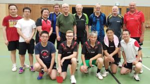 Foto: China - Deutschland beim TTC Karlsruhe-Neureut