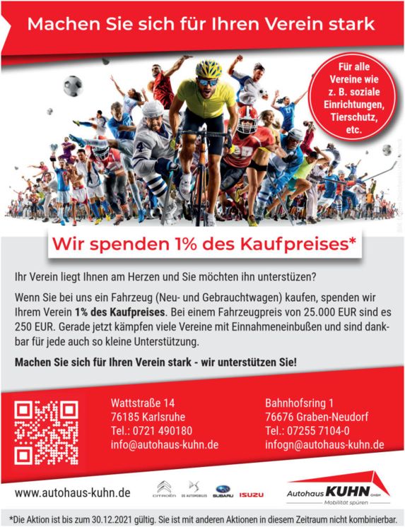 Autohaus Kuhn Vereinsaktion